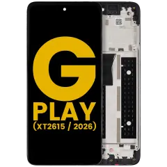 LCD Assembly With Frame For Motorola  Moto G Play (XT2615 / 2026) / G 5G (XT2613 / 2026) (Refurbished) (All Colors)