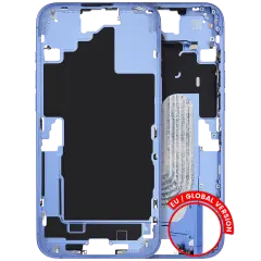Mid-Frame Housing  W/ Small Parts For iPhone 16 Plus (EU / Global Version) (Used OEM Pull: Grade B) (Ultramarine)