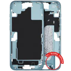 Mid-Frame Housing  W/ Small Parts For iPhone 16 Plus (EU / Global Version) (Used OEM Pull: Grade B) (Teal)