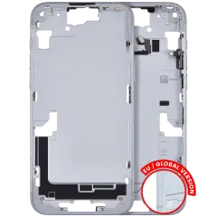 Mid-Frame Housing  W/ Small Parts For iPhone 15 Plus (EU / Global Version) (Used OEM Pull: Grade C) (Blue)