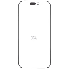 2 in 1 (Glass + OCA Pre-Installed) For iPhone 16 Pro (10 Pack)