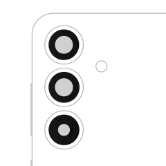 Back Camera Lens (Glass Only) With Adhesive For Samsung Galaxy S25 FE 5G (Premium)