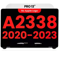 Complete LCD Display Assembly For MacBook Pro 13" A2338 (2020)  / (Aftermarket Plus) (Silver)