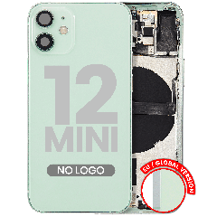 Back Housing W/ Small Parts For iPhone 12 Mini (EU / Global Version) (Aftermarket Plus) (Green)