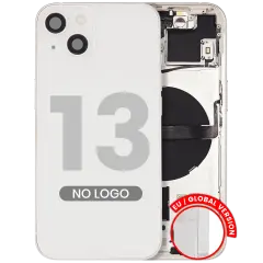 Back Housing W/ Small Parts For iPhone 13 (EU / Global Version) (Aftermarket Plus) (Starlight)