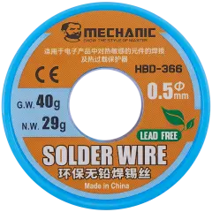 Rosin Core - Solder Wire (0.5MM / Mechanic) (Lead Free) (Mechanic)