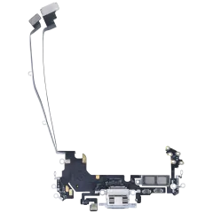 USB-C Charging Port Flex Cable (eSIM) For iPhone 17 Pro (Genuine OEM) (Canadian Version) (Silver)