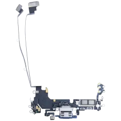 USB-C Charging Port Flex Cable (eSIM) For iPhone 17 Pro (Genuine OEM) (Canadian Version) (Deep Blue)
