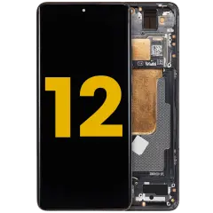 OLED Assembly With Frame For Xiaomi 12 / 12X / 12S (Refurbished) (Gray)