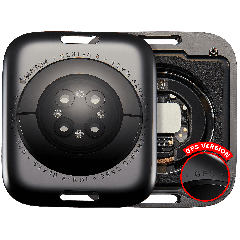 Back Cover Assembly For Watch Series 9 (45mm) (GPS Version) (Aluminum / Space Black)