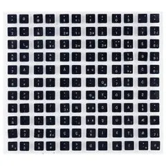 Keycap Kit (ISO Superkit Layout) For MacBook Air 13" A3240 (2025) / Air 15" A3241 (2025) (Genuine OEM) (Midnight / Sky Blue)