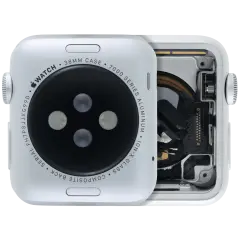 Housing Assembly Compatible For Watch Series 1 (38MM) (Used OEM Pull: Grade A) (Cellular Version) (Aluminum / Silver)