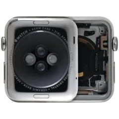 Housing Assembly Compatible For Watch Series 1 (42MM) (Used OEM Pull: Grade A) (Stainless / Silver)