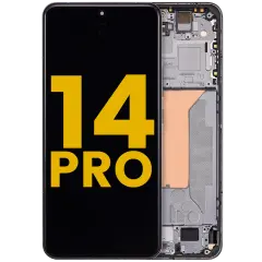 OLED Assembly With Frame For Xiaomi 14 Pro (Refurbished) (Black)