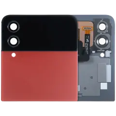 Outer OLED Assembly For Samsung Galaxy Z Flip 4 5G (US & International) (Used OEM Pull: Grade A) (Red)