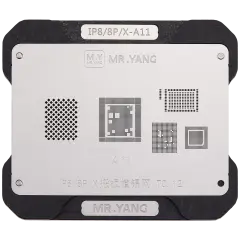 M.Y Board Transfer Reballing Stencil (A11) & Middle Layer Frame Reballing Platform For iPhone 8 / 8 Plus / X (YCS)