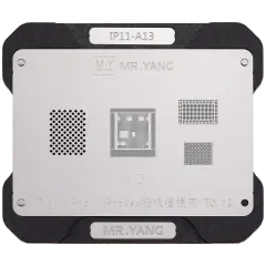 M.Y Board Transfer Reballing Stencil (A13) & Middle Layer Frame Reballing Platform For iPhone 11 / 11 Pro / 11 Pro Max (YCS)