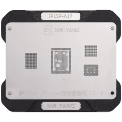 M.Y Board Transfer Reballing Stencil (A17) & Middle Layer Frame Reballing Platform For iPhone 15 Pro / 15 Pro Max (YCS)