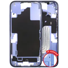 Mid-Frame Housing  W/ Small Parts For iPhone 16 (US Version) (Used OEM Pull: Grade B) (Ultramarine)