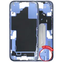 Mid-Frame Housing  W/ Small Parts For iPhone 16 (US Version) (Used OEM Pull: Grade C) (Ultramarine)