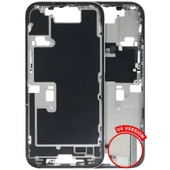 Mid-Frame Housing  W/ Small Parts For iPhone 16 Pro (US Version) (Used OEM Pull: Grade B) (Natural Titanium)