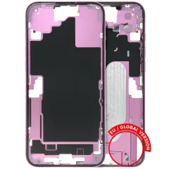 Mid-Frame Housing  W/ Small Parts For iPhone 16 Plus (US Version) (Used OEM Pull: Grade C) (Pink)