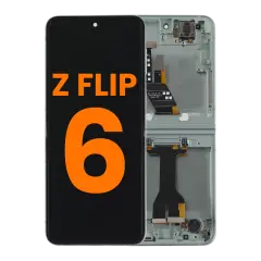 Inner OLED Assembly With Frame For Samsung Galaxy Z Flip 6 5G (US & International) (Blemish: Grade D) (Mint)