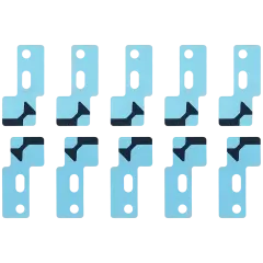 Proximity Sensor Cushion With Adhesive For iPhone 14 Pro / 14 Pro Max (10 Pack)