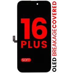 OLED Assembly For iPhone 16 Plus (Aftermarket Pro: XO7 Soft)