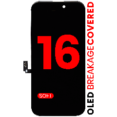 OLED Assembly For iPhone 16 (Aftermarket Pro: XO7 Soft)