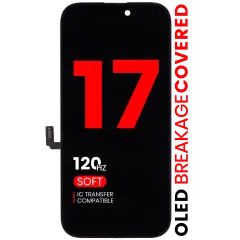 OLED Assembly For iPhone 17 (Aftermarket Pro: XO7 Soft) (120HZ)
