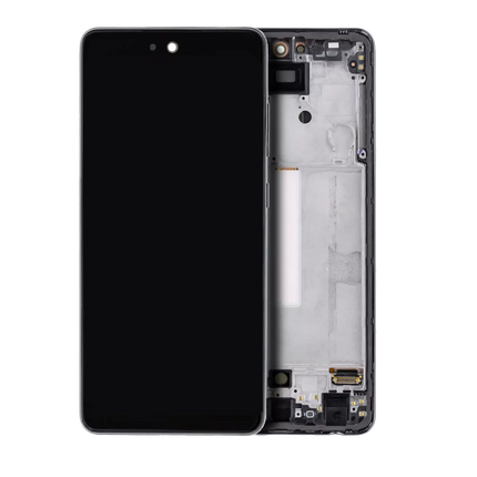 OLED Assembly | for: Samsung Galaxy A52 4G (A525 / 2021), A52 5G (A526 / 2021), A52s (A528 / 2021) | OEM | with: Frame