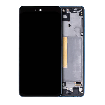 OLED Assembly | for: Samsung Galaxy A52 4G (A525 / 2021), A52 5G (A526 / 2021), A52s (A528 / 2021) | OEM | with: Frame