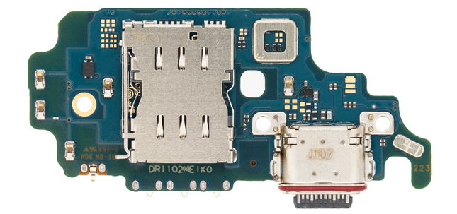 Charging Port | for: Samsung Galaxy S21 Ultra | with: Board, Sim Card Reader | US | Original