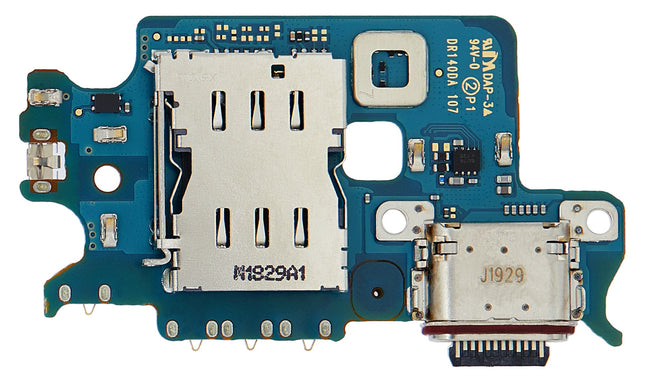 Charging Port| for: Samsung Galaxy S22 | with: Board, Sim Card Reader | US | Original