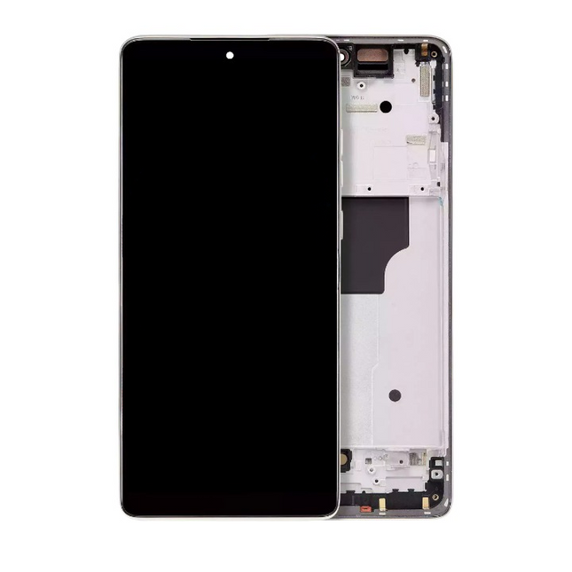 LCD Assembly | for: Motorola Moto G Stylus 5G (2024) | OEM | with: Frame + FP