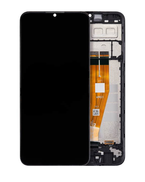 LCD Assembly | for: Samsung Galaxy A04E (A042 / 2022) | OEM | with: Frame