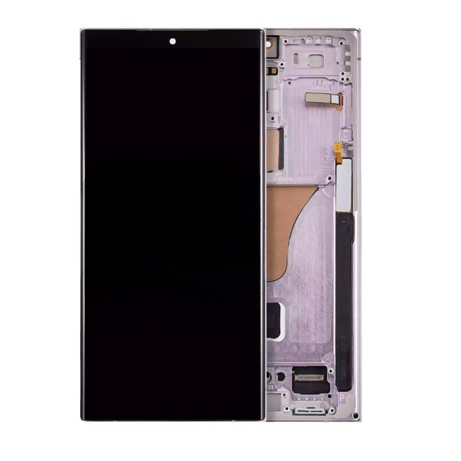 OLED Assembly | for: Samsung Galaxy S23 Ultra | Service Pack | with: Frame