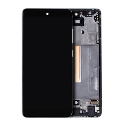 OLED Assembly | for: Samsung Galaxy A52 4G (A525 / 2021), A52 5G (A526 / 2021), A52s (A528 / 2021) | OEM | with: Frame