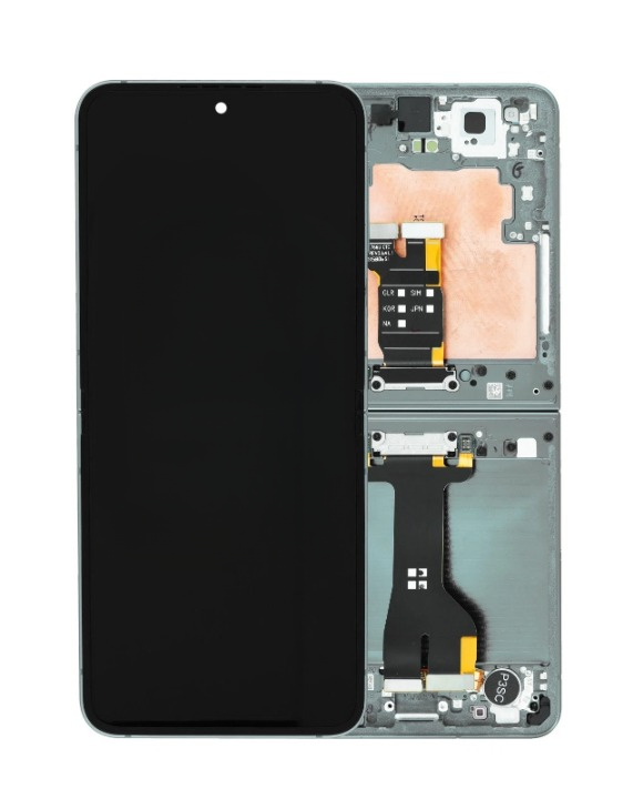OLED Assembly (Inner) | for: Samsung Galaxy Z Flip 7 5G | Service Pack | with: Frame
