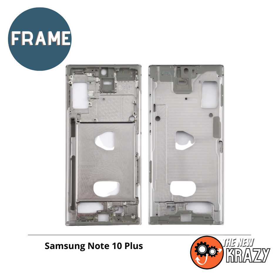 Samsung-Galaxy-Note 10 Plus-Mid Frame- Silver